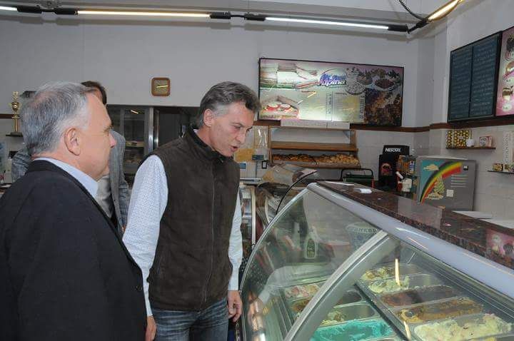 Mauricio Macri estuvo ayer en Marcos Juárez