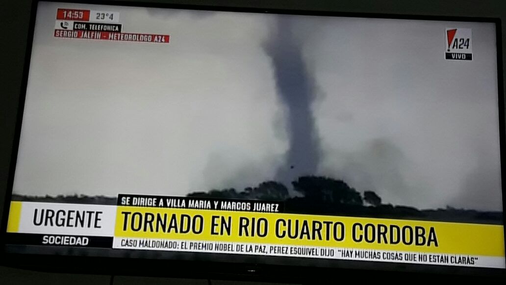 Un día de susto y de pánico por el tornado