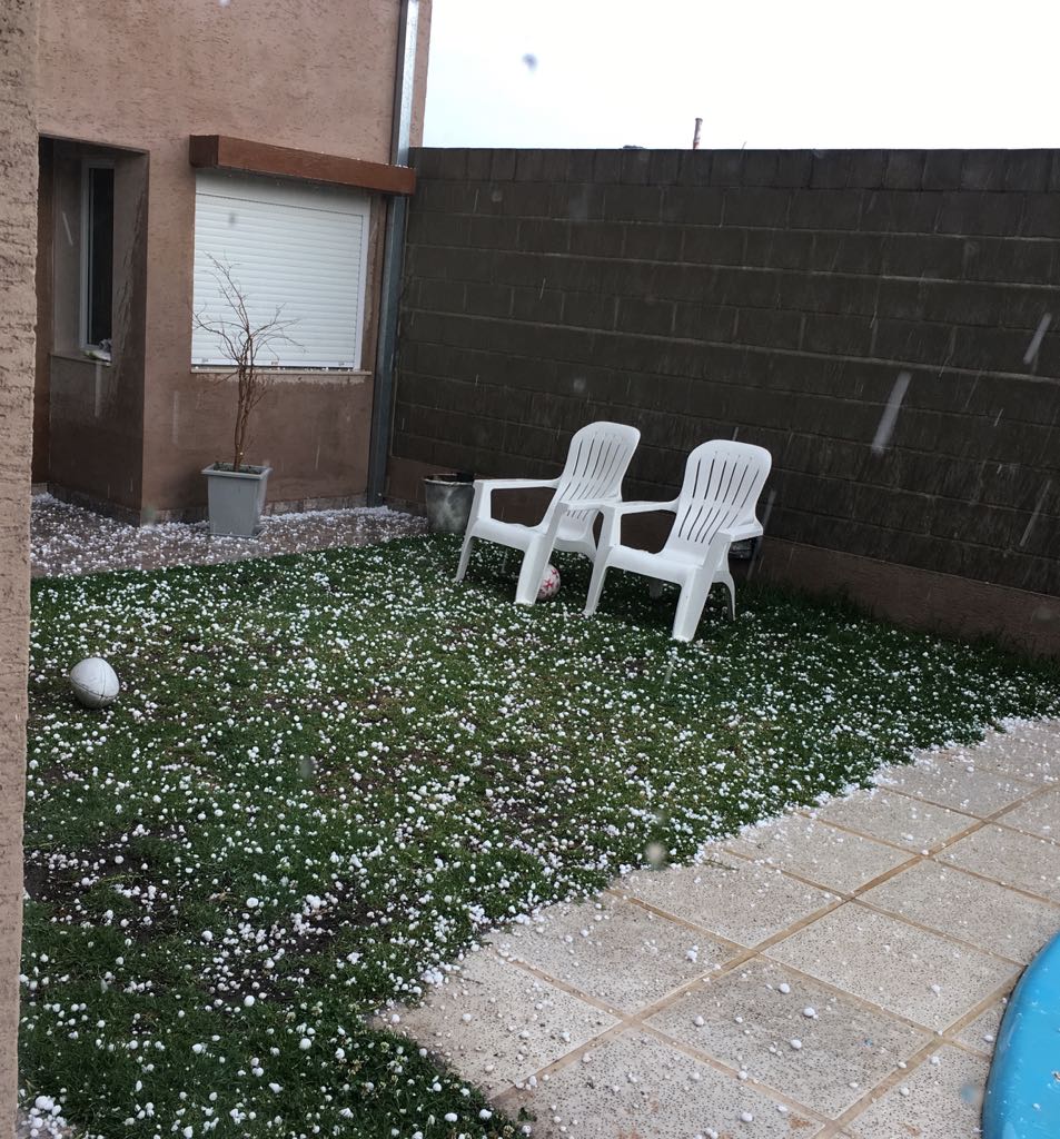 El Granizo atemorizó a la ciudad de Marcos Juárez 