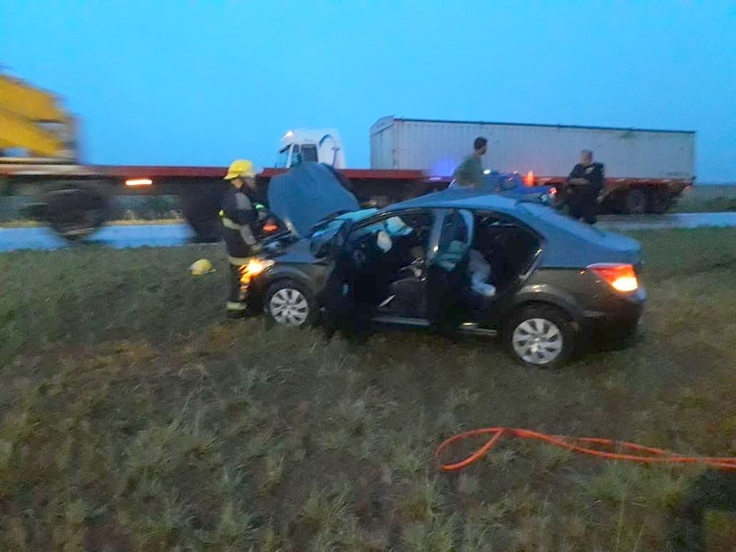 Accidente en autopista km 444