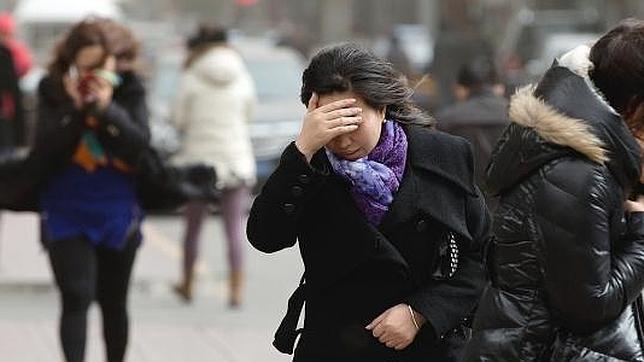 Viento fuerte en la ciudad