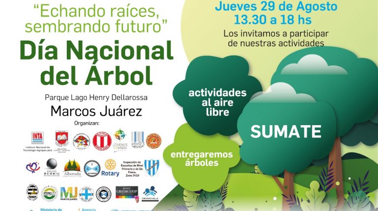 Día del Árbol: Jornadas simultáneas en cinco localidades