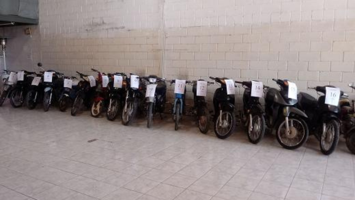 Primer remate virtual de motocicletas