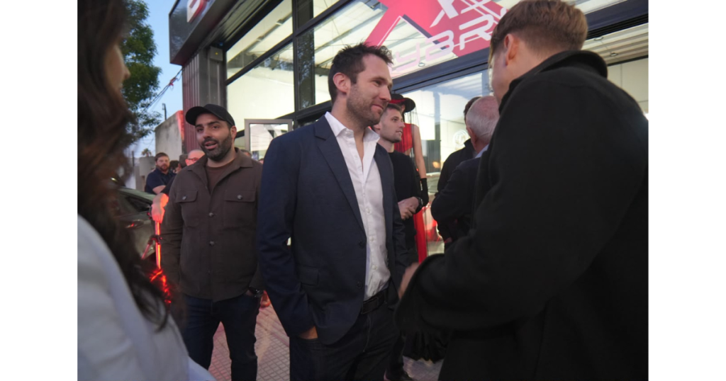 Julio Venturino, director de Belvento, durante la presentación de BAIC en Marcos Juárez, Córdoba.